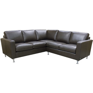 Mei Leather Sectional by 17 Stories No Copoun