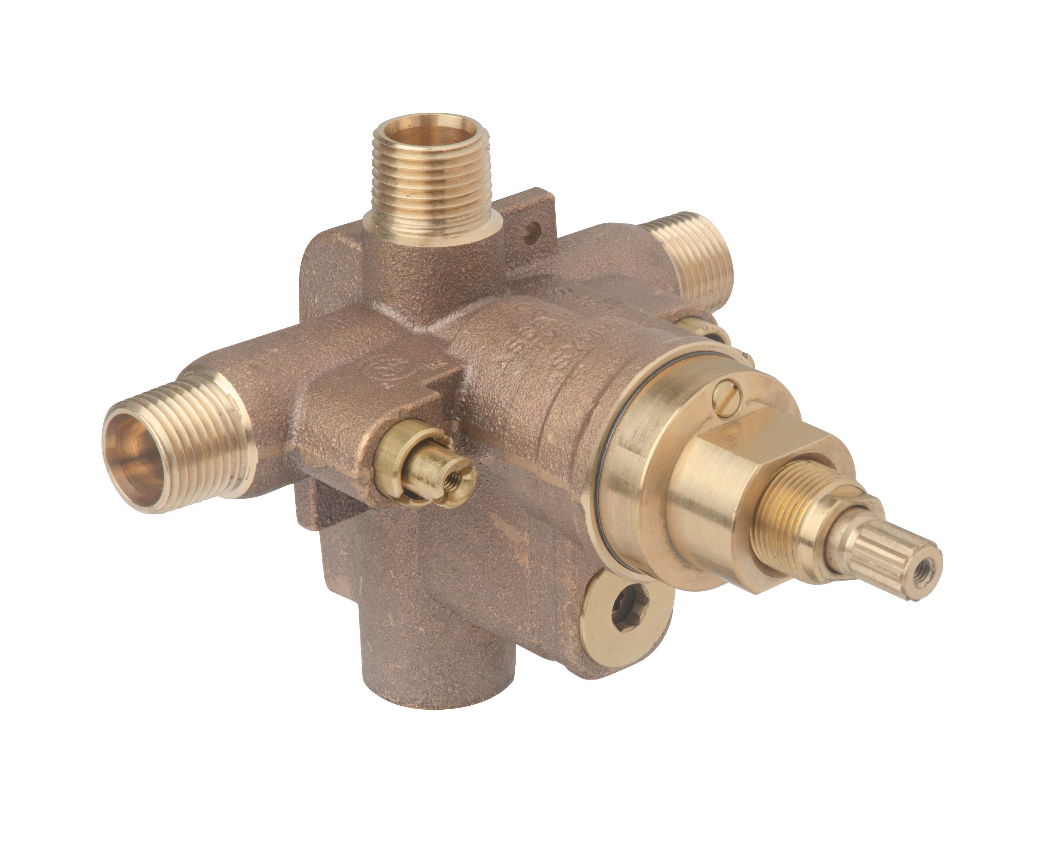 Symmons Temptrol Symmons Pressure Balancing Tub And Shower Mixing Valve With Versaflex Integral Diverter And Easyservice Stops Wayfair