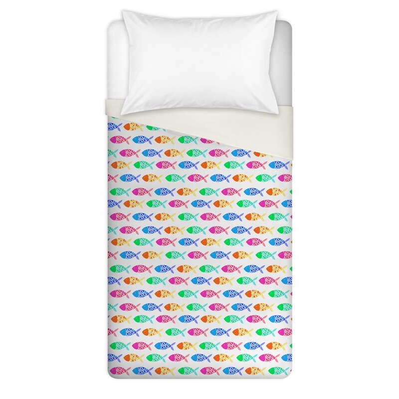 Designs Direct Creative Group Colorful Fish Pattern Duvet Cover