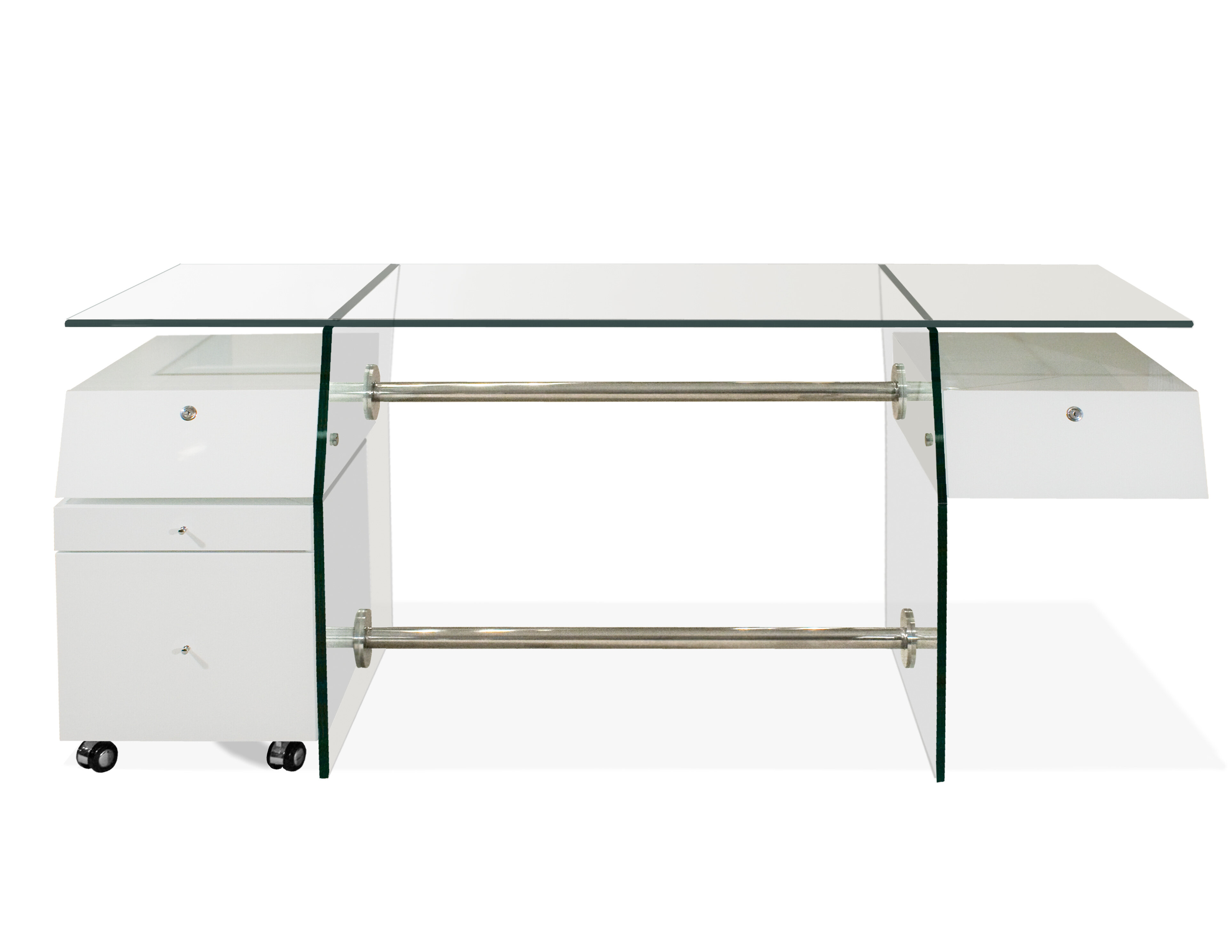 wayfair white lacquer desk