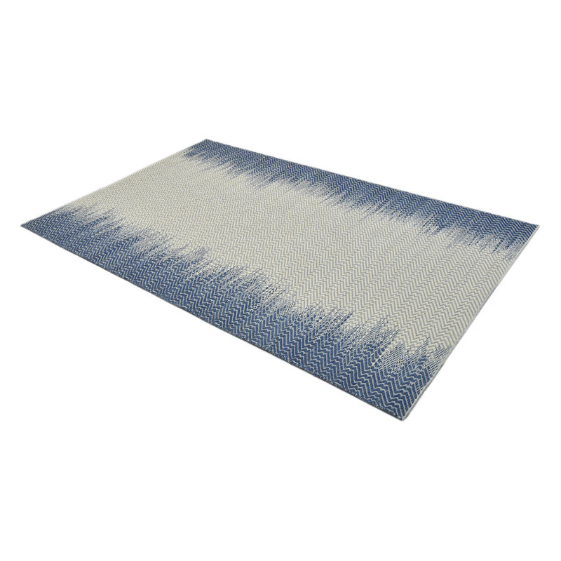 Solo Rugs Solo Rugs Clara Hand Woven Wool Area Rug Medium Blue 9 X 12 Perigold