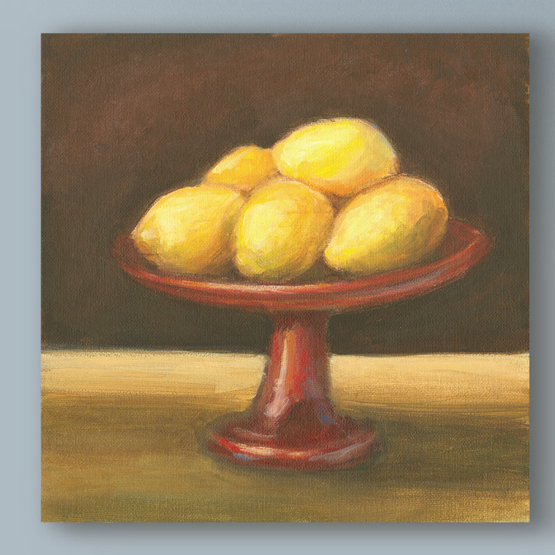 Fleur De Lis Living Rustic Fruit Bowl Iii Acrylic Painting Print