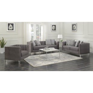 Go to store & view more images Ivy Bronx Fenn Channeled Configurable Living Room Set
