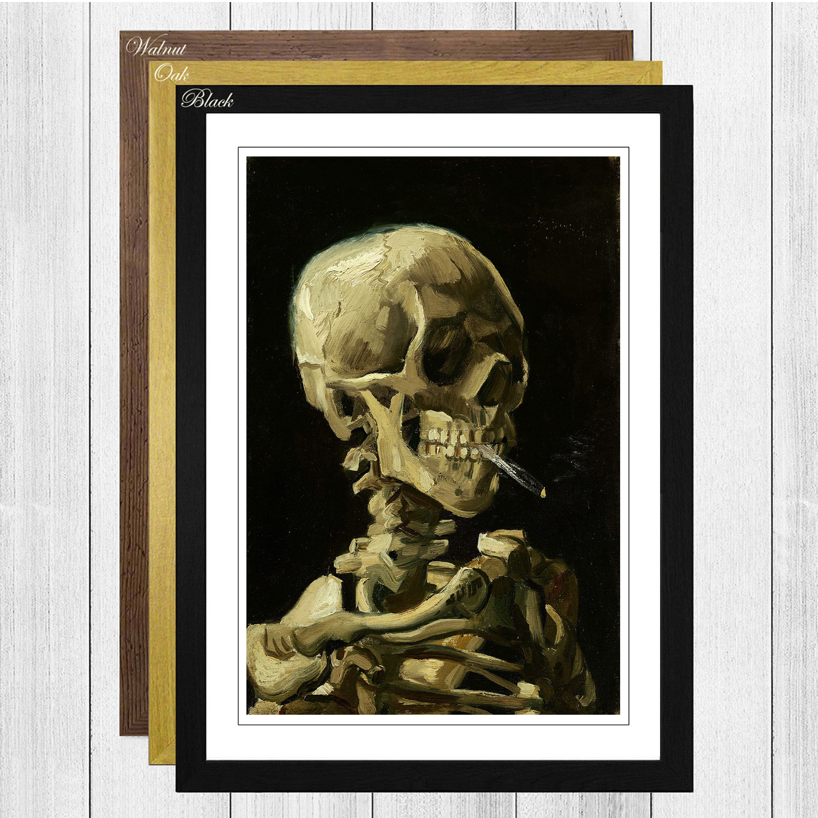 vincent van gogh skeleton painting