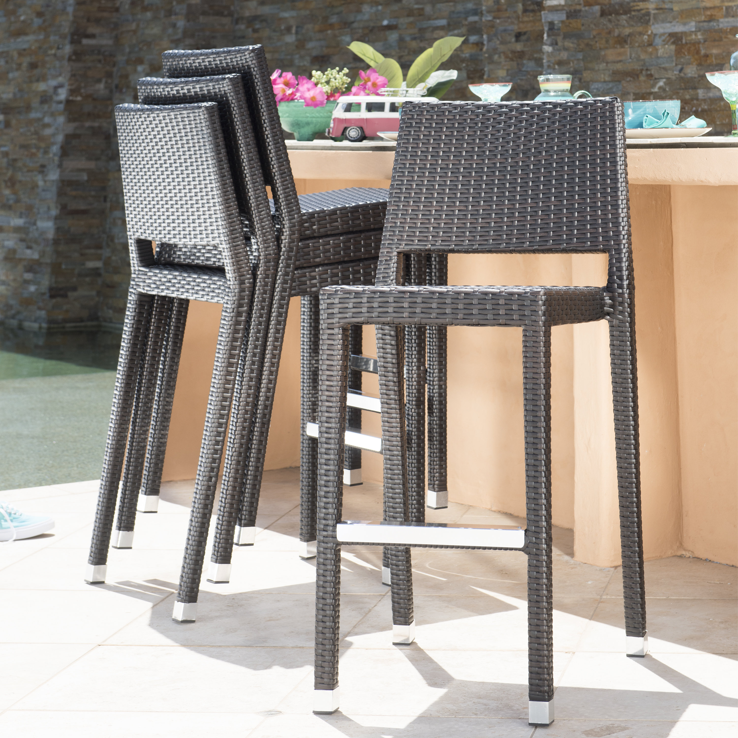 Boger 30 Patio Bar Stool Reviews Joss Main Boger 30 Patio Bar Stool Reviews