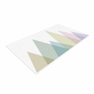 Alias Many Peaks Illustration Pastel Area Rug