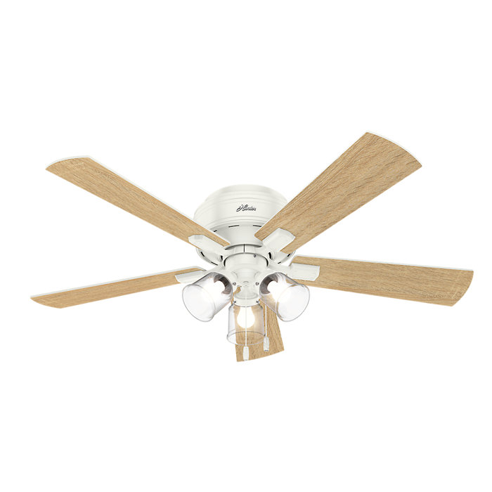 52 Crestfield 5 Blade Ceiling Fan Light Kit Included