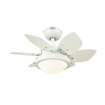 Ebern Designs 24 Chenut 6 Blade Ceiling Fan Light Kit Included