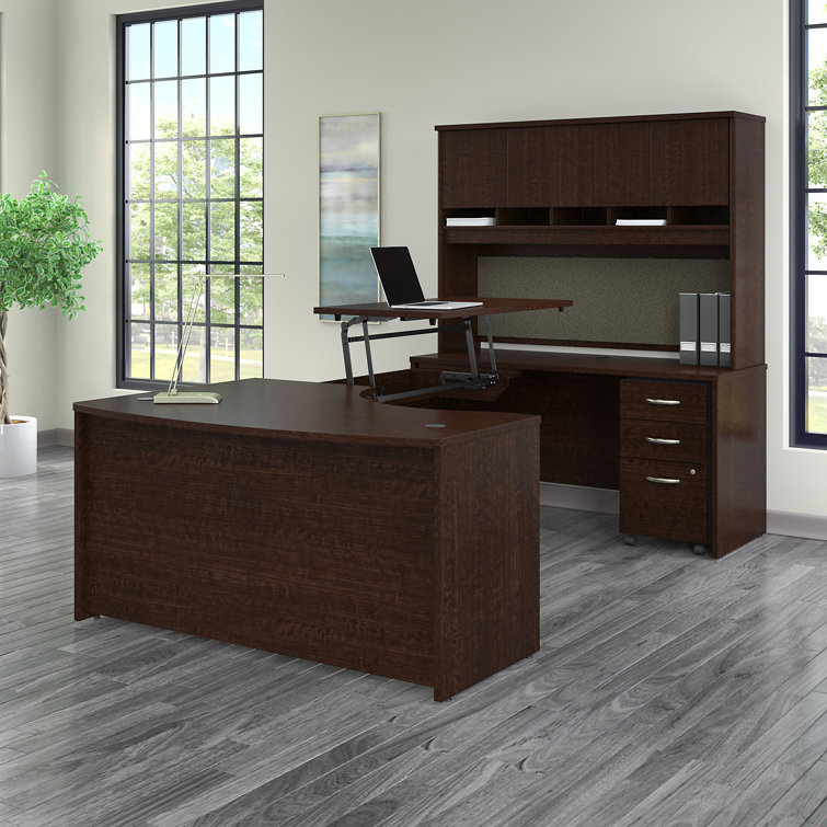 Bush Business Furniture Height Adjustable UShaped Standing Desk with