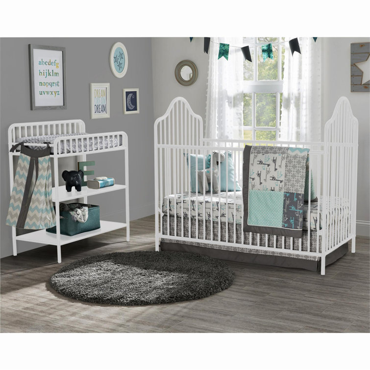 cot and changing table set