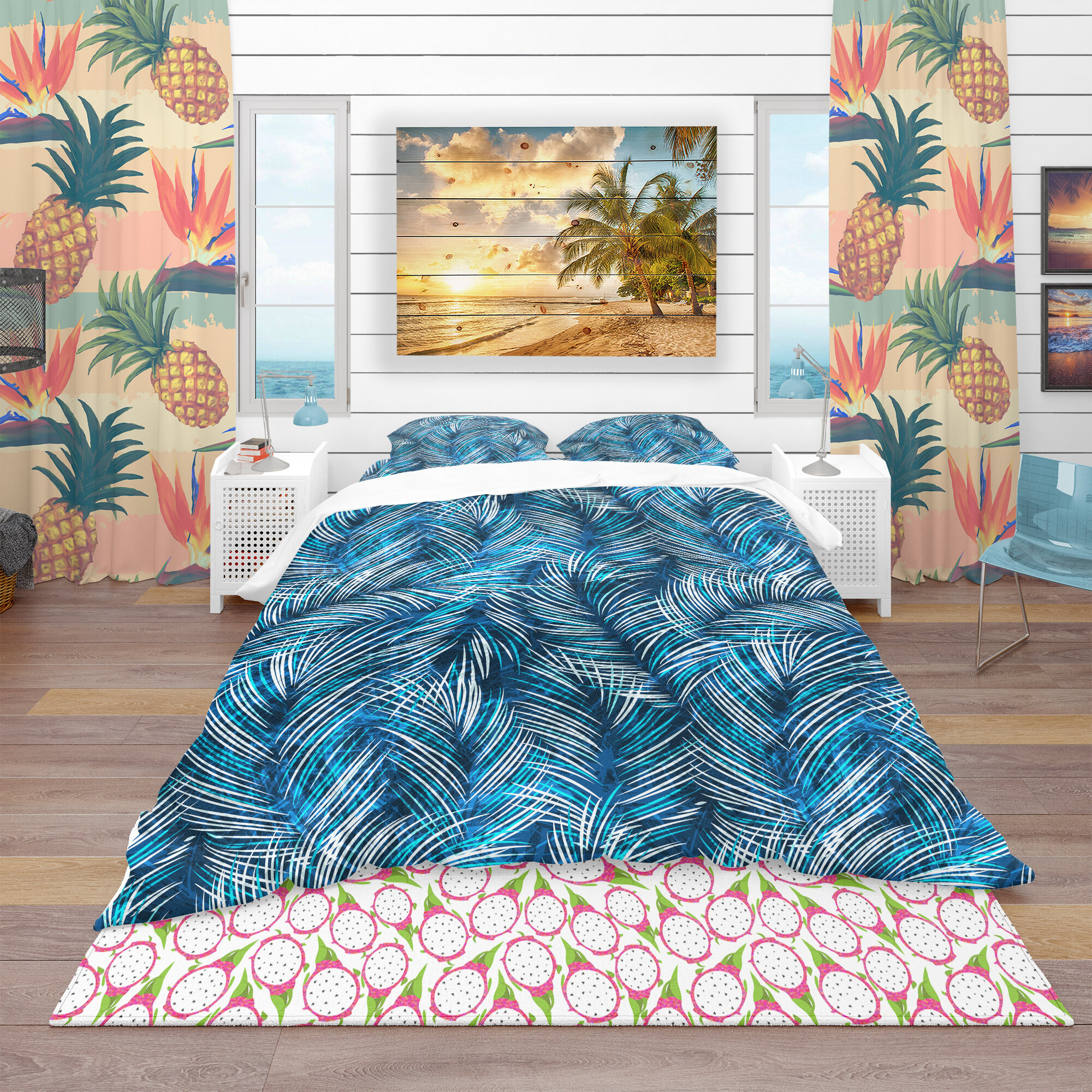 East Urban Home Tropical Duvet Cover Set Wayfair Ca