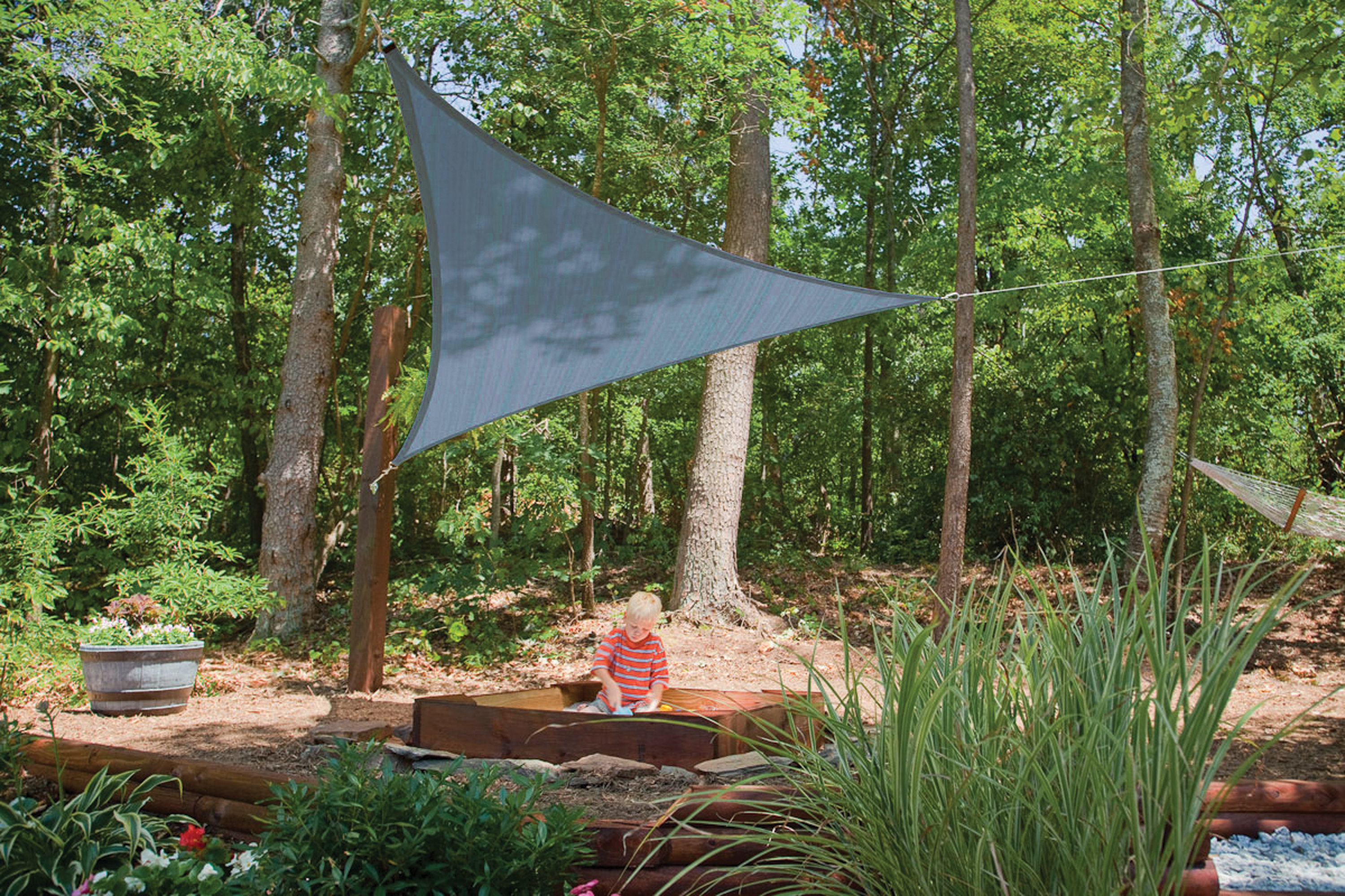 Triangle Gray Shade Sail | Wayfair
