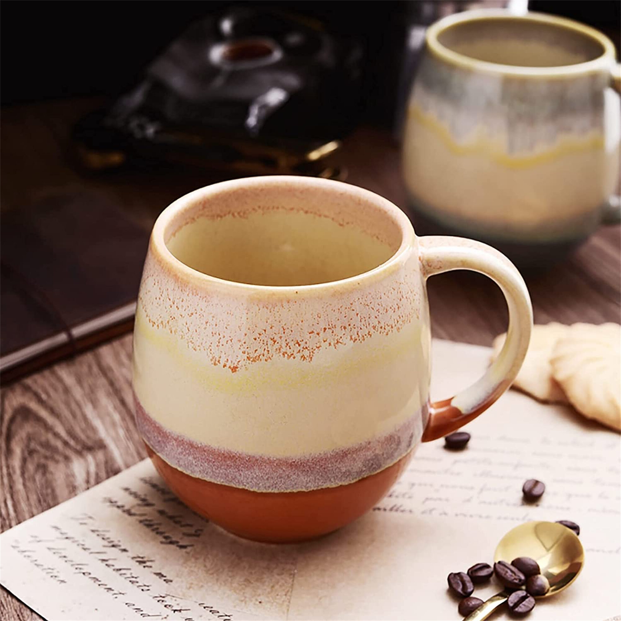 2pk Best Morning Ever Doughnut Warming Coffee Tea Mug Dishwasher Safe Ships for sale online