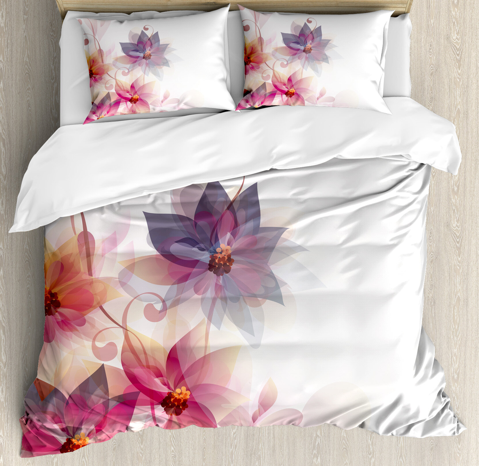 East Urban Home Abstract Modern Floral Design With Burts And