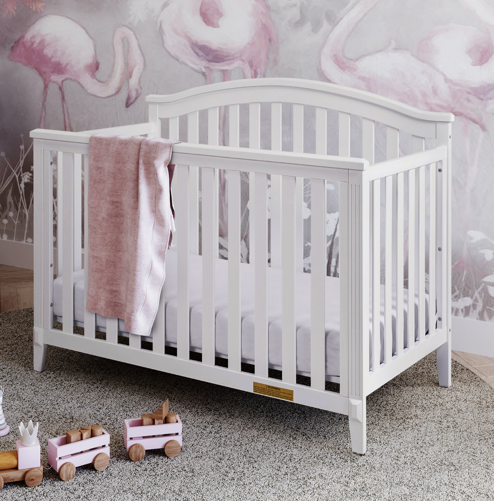 adjustable crib mattress support