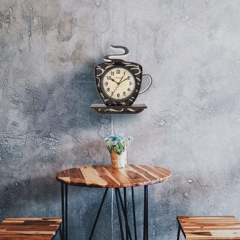 Coffee Wall Clock - Fresnel Coffee Mug Wall Clock