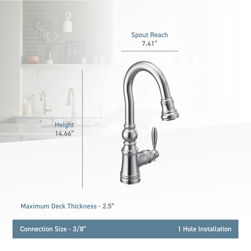 Moen Weymouth Pull Down Bar Faucet With Power Clean Reviews
