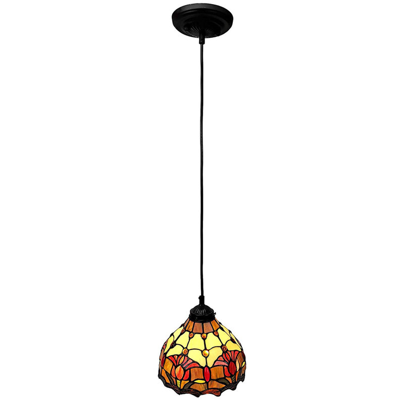 August Grove Ryerson Tulips 1 Light Single Bell Pendant Reviews Wayfair
