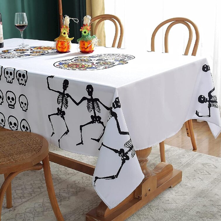 Rectangle Tablecloth Stars Mat Outdoor Dinner Holiday Tablecloths Spillproof Table Cloth for Dining Room Winter Wrinkle-Resistant Table Linens 54 X 72 in 