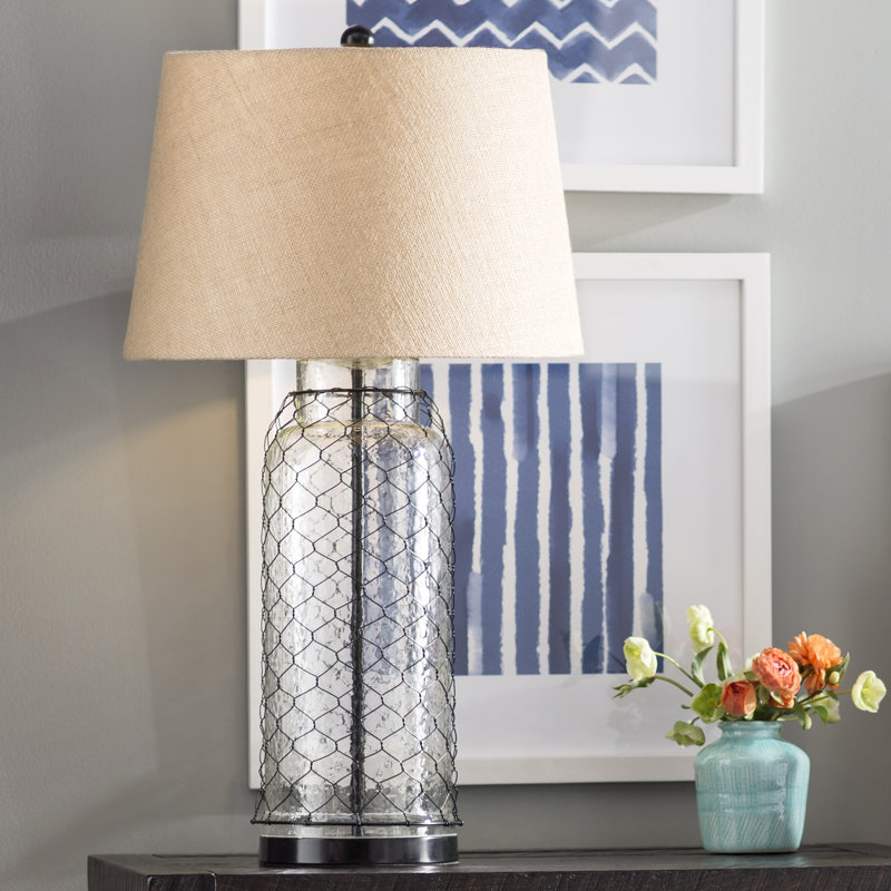 wayfair table lamps glass