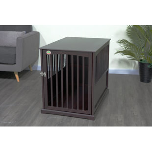 boomer & george newport ii pet crate end table