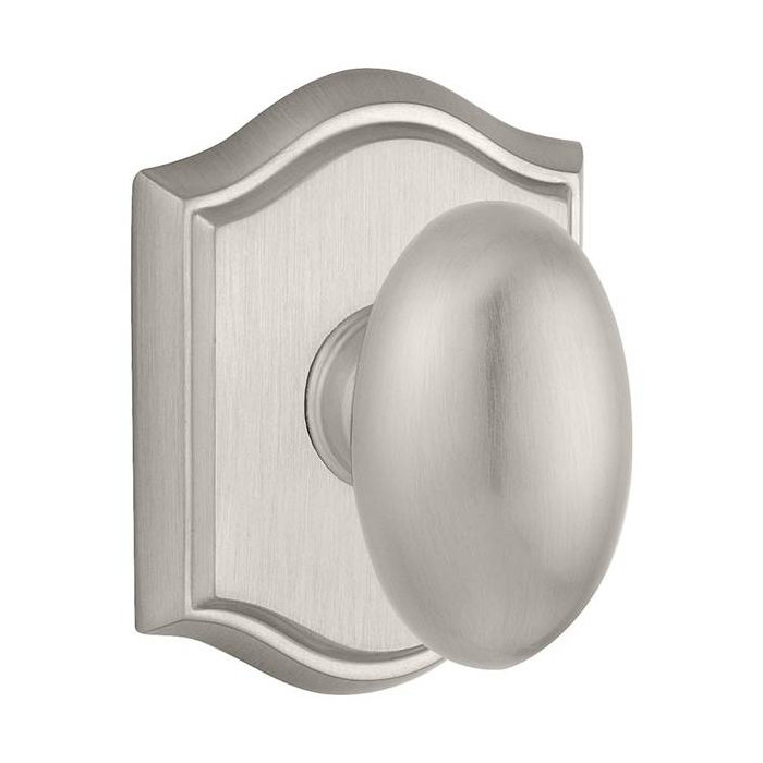 Ellipse Double Dummy Door Knob With Traditional Arch Rose