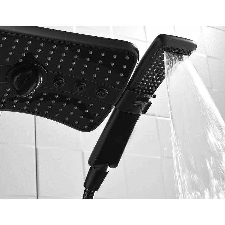 New "Bright Showers" PSS3919-02 Multi Function Rain Brushed Nickel Shower Head 