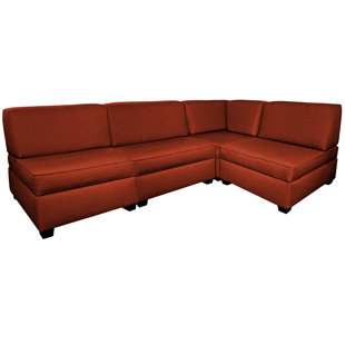 Grimmer Multi-Functional Reversible Modular Sectional With Ottoman by Latitude Run New