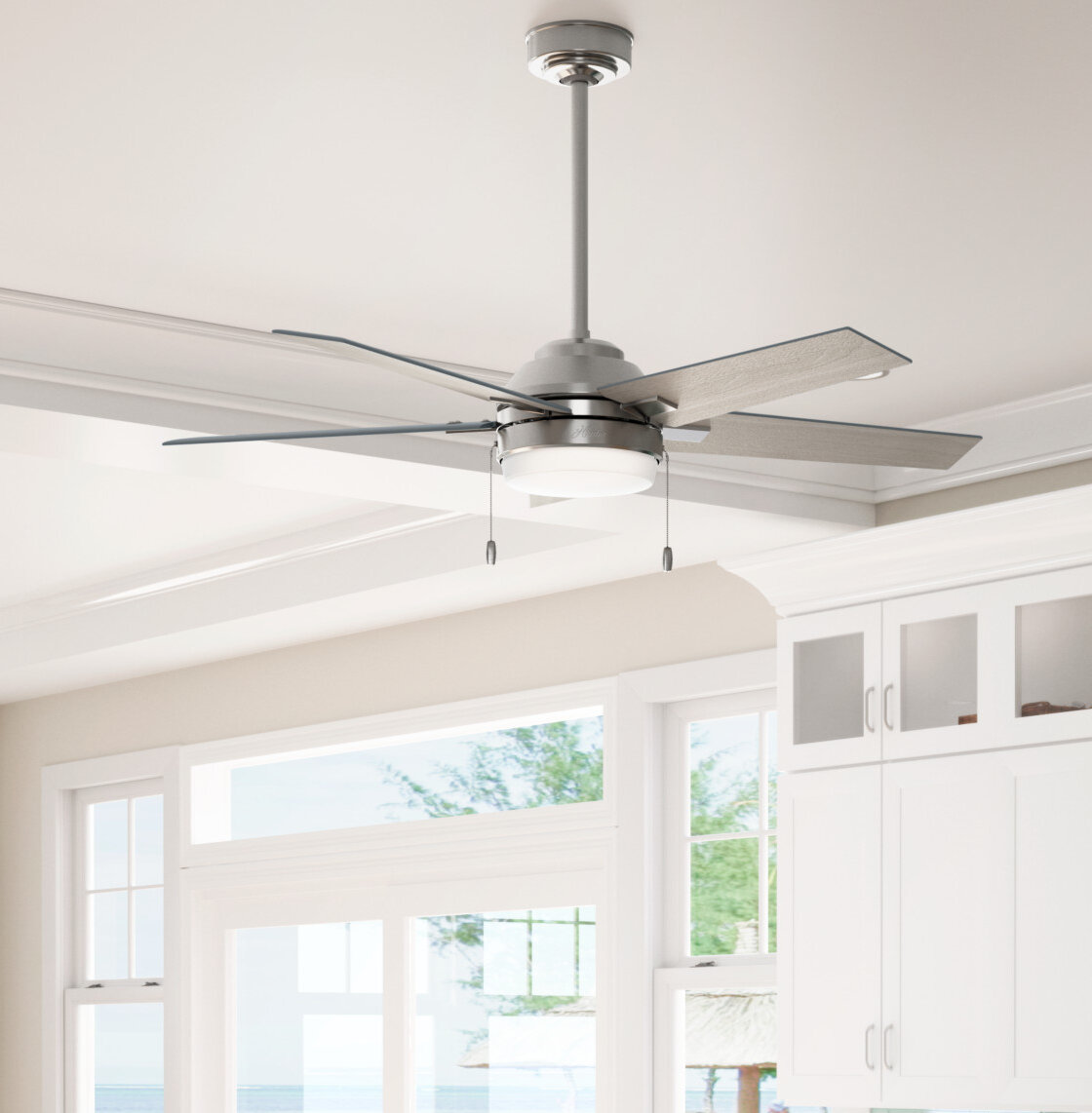 Hunter Fan Bartlett 52'' Ceiling Fan with Light Kit & Reviews | Wayfair