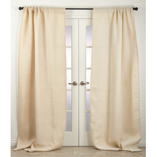 Burlap Curtains Wayfair
