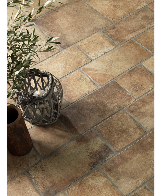 Newberry 8" x 16" Porcelain Field Tile in Cotto