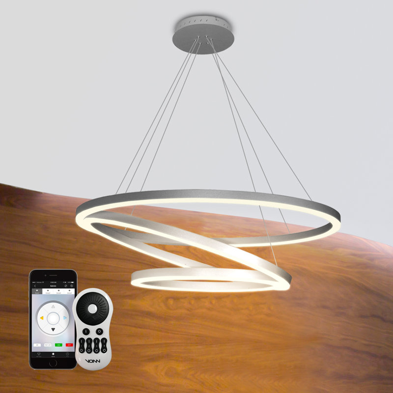Orren Ellis Rojas WiFi-Enabled Tunable 3-Light LED Geometric ... Orren Ellis Rojas WiFi-Enabled Tunable 3-Light LED Geometric ...