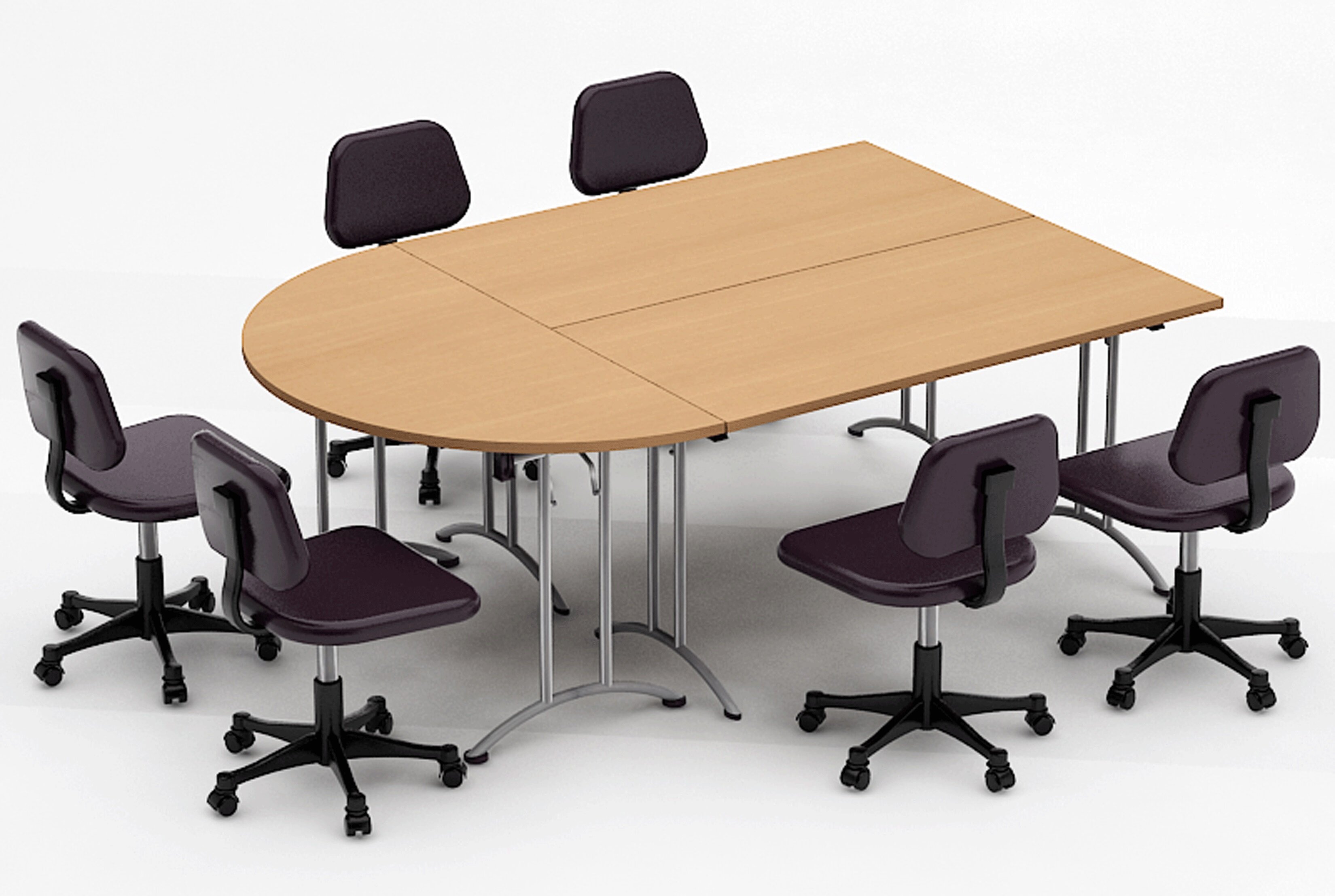 Upper Square Sven Half Round Conference Table Wayfair