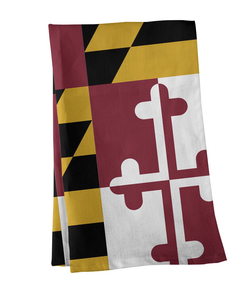 Trinx Maryland Flag Tea Towel Wayfair