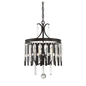 Andrimont 3-Light Crystal Chandelier