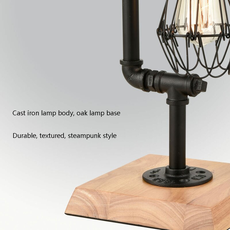 oak table lamp base