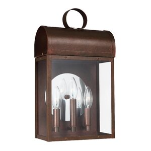 Minerva 3-Light Outdoor Wall Lantern