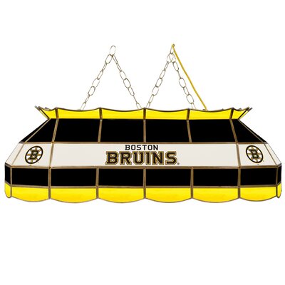 Nhl Stained Glass 3 Light Pool Table Light Trademark Global Nhl