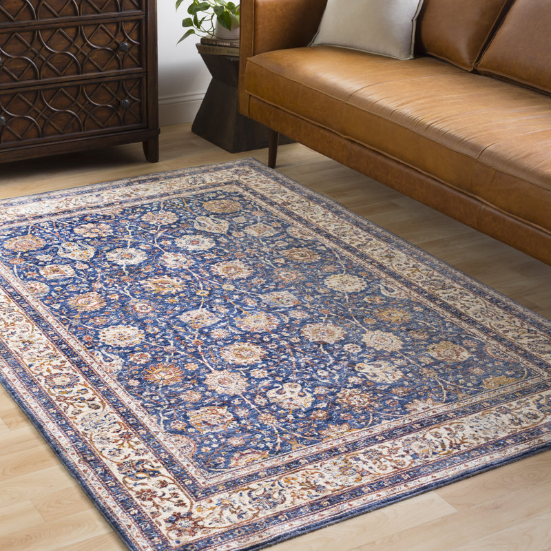 Bloomsbury Market Richmond West Denim Navy Area Rug Wayfair