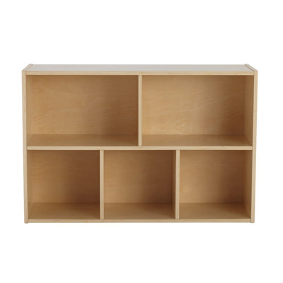Birch Streamline 5 Compartment Classroom Cabinet ECR4kids Size: 24" H x 36" W x 12.5" D