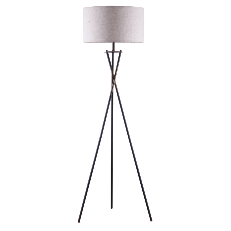 grey tripod floor lamp