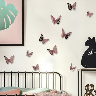 Dragonflies 6 Gorgeous Pastel  3D Wall Decals Girls Bedroom 3D Decorations NEW 