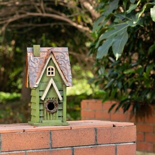 Indoor & Out Variety of Colors! Hanging Bird House Wooden Bird House 4.75" 
