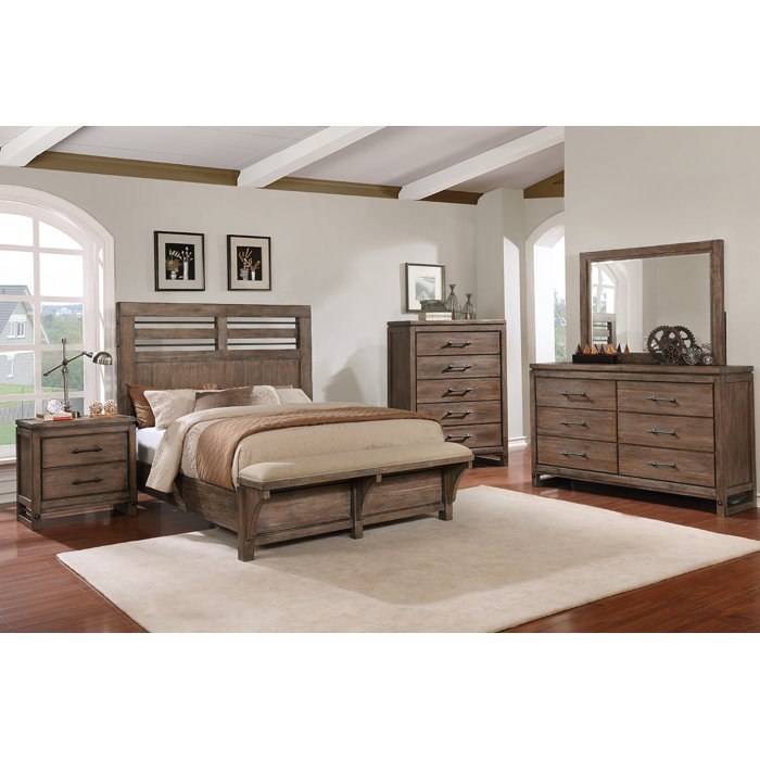 Gracie Oaks Martelli Round Rock 6 Drawer Double Dresser With