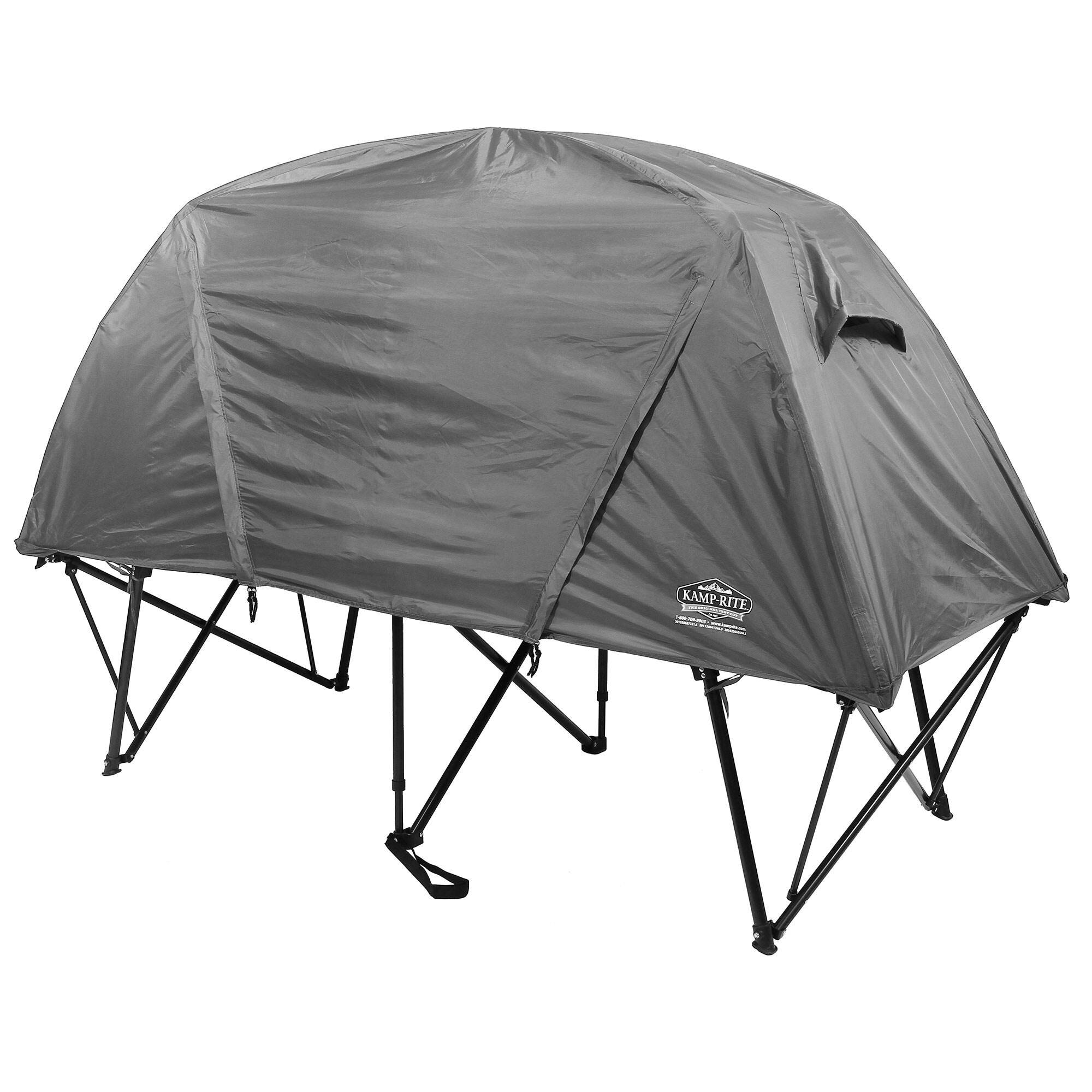 Gray Kamp Rite CTC XL Compact Light Collapsible Backpacking Camping Tent Cot 