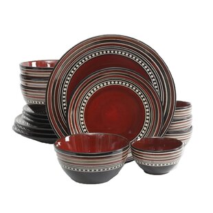 Details about   12 Piece elegant style durable melamine dinnerware set serve for 4 plates,bowl 