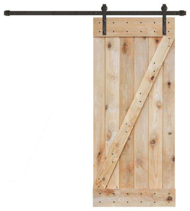 Calhome Wood Interior Barn Door & Reviews Wayfair