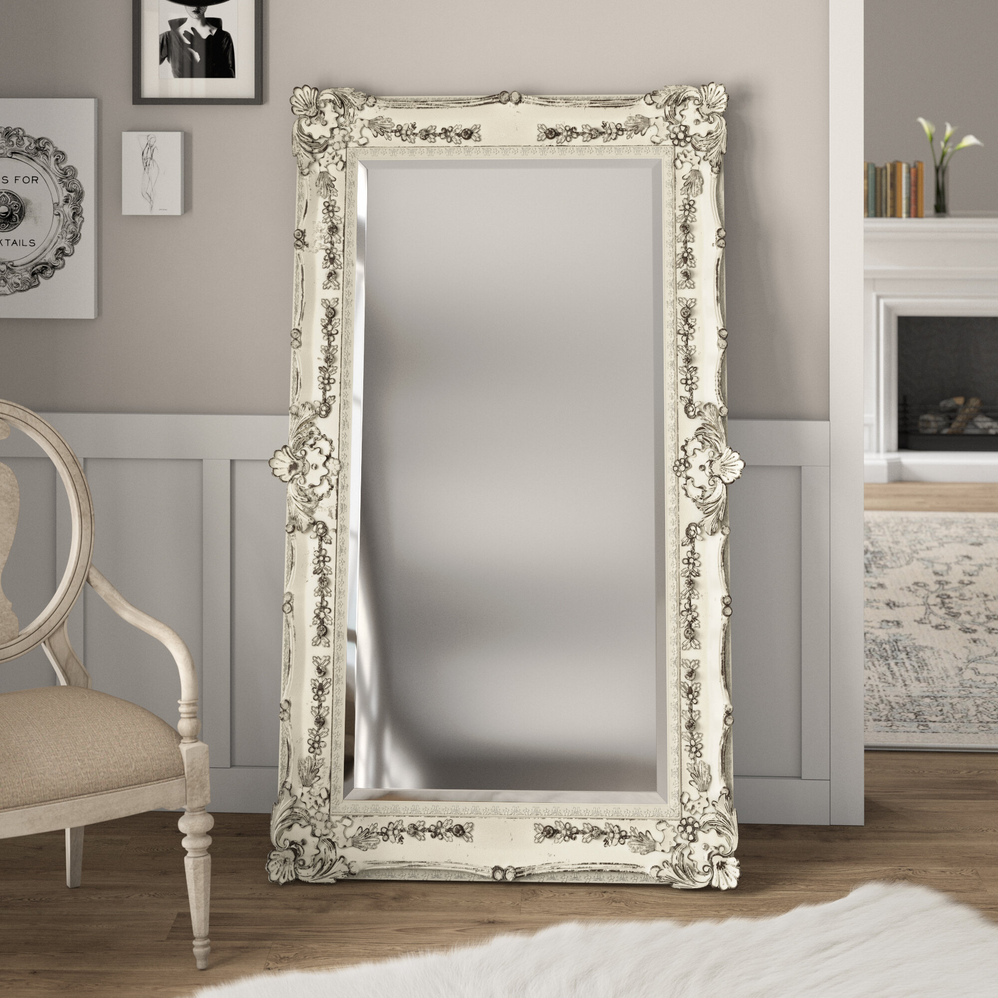 Traditional Beveled Venetian Full Length Mirror