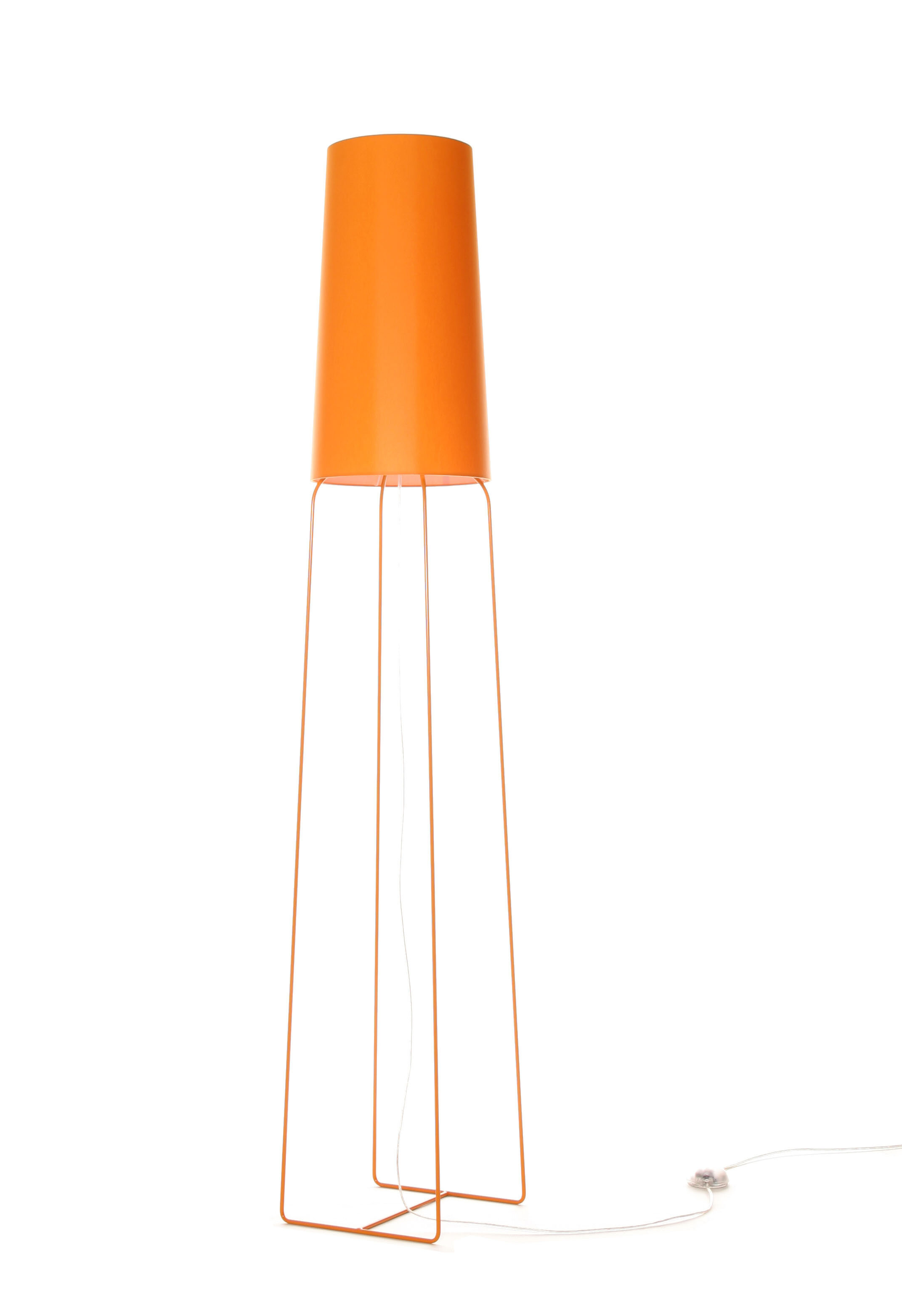 orange floor lamp