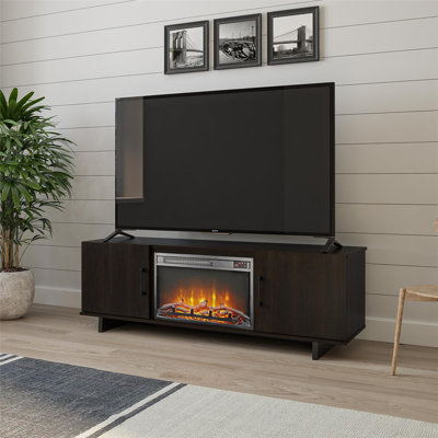 genrich tv stand with fireplace for tvs up to 60 incomplete 